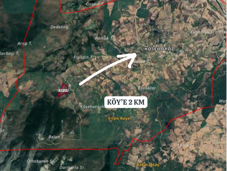 BURSA MUSTAFAKEMALPAŞA KÖSEHOROZ 30.358 M²  TARLA SATILIKTIR - BURSA MUSTAFAKEMALPAŞA fotoğraf 5